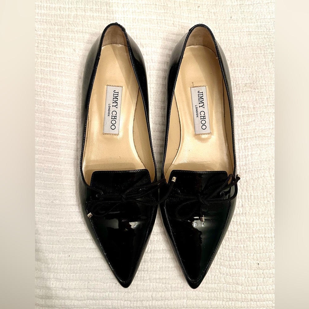 Jimmy Choo Genna Flat Black